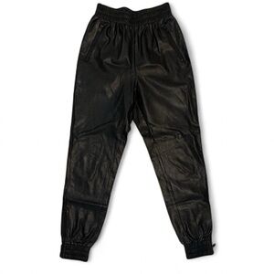 Superdown Black Track Pants